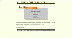 Desktop Screenshot of californiacareerservices.com